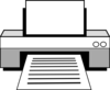 Computer Printer Clip Art